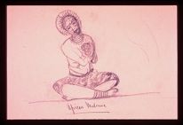 African Madonna. Sketch.